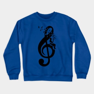 Treble Clef - Bassoon Crewneck Sweatshirt